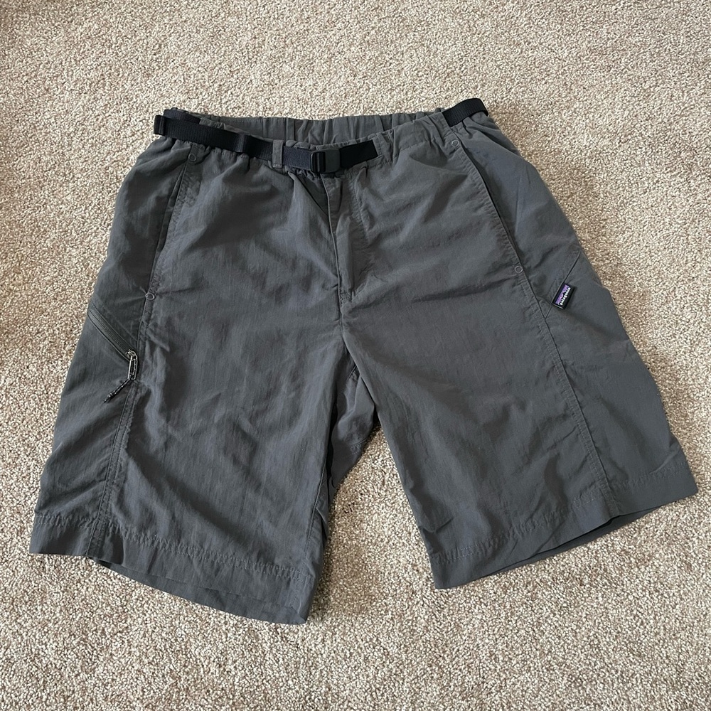 Patagonia Men's Gray Patagonia Gi Iii Shorts Size Small